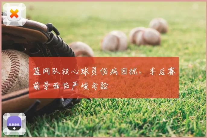 篮网队核心球员伤病困扰，季后赛前景面临严峻考验